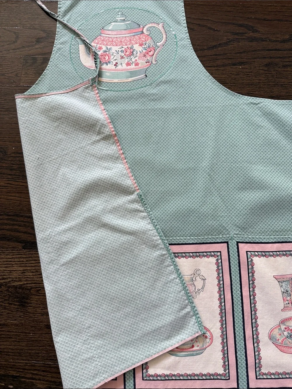 Vintage apron featuring